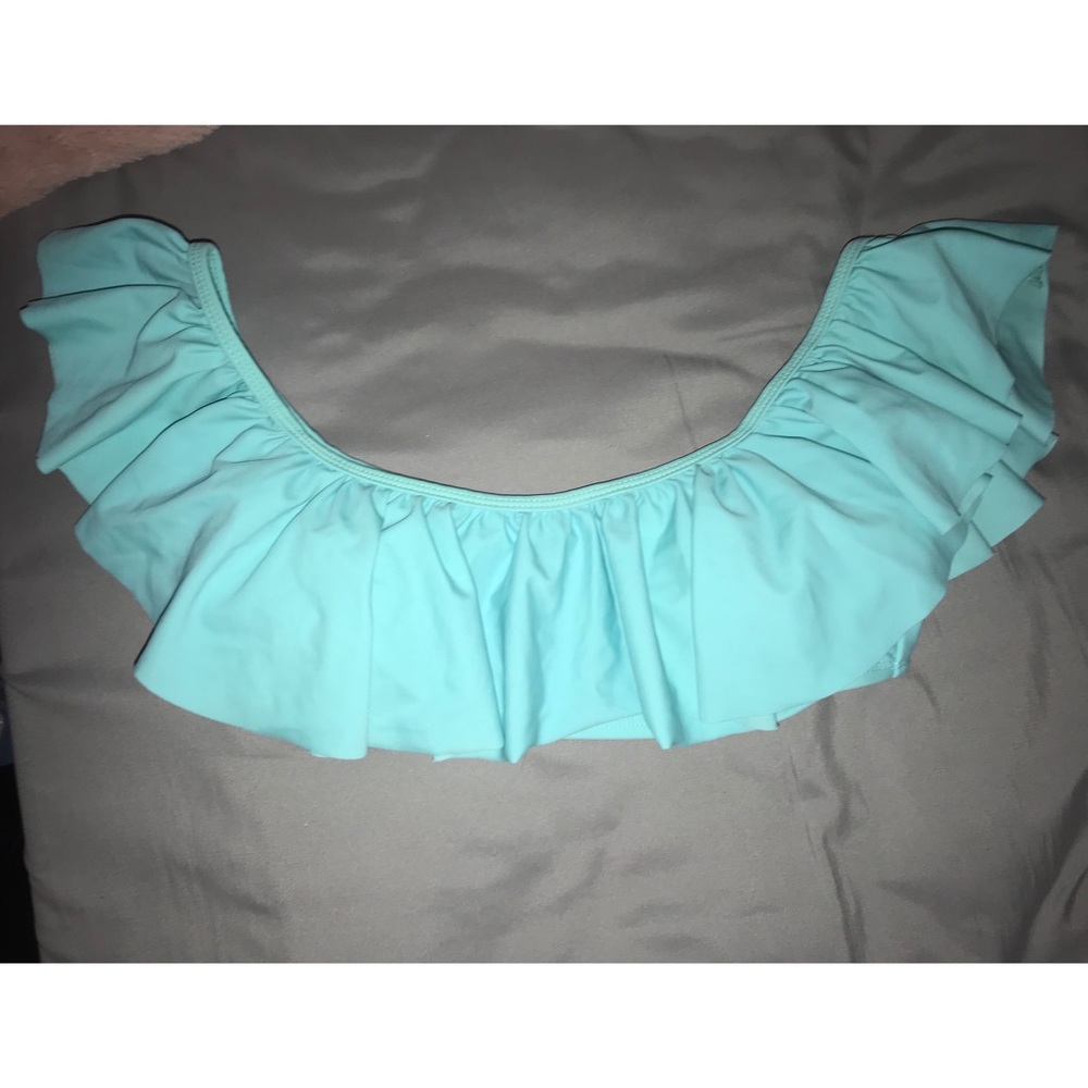 BEAUTIFUL LIGHT BLUE/GREEN BIKINI TOP!!!